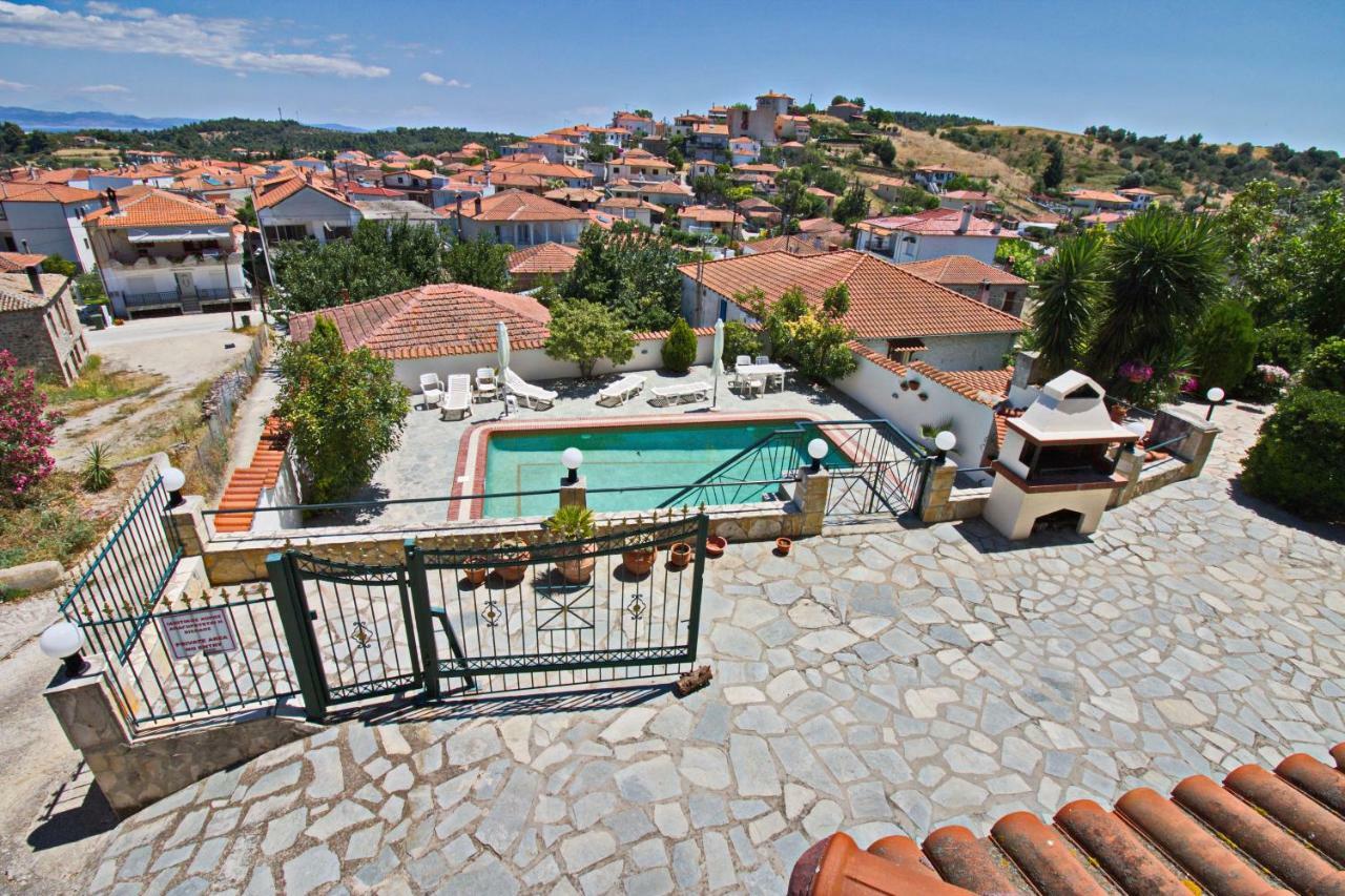 Maisonette With Sea View & Pool Vila Palioúrion Exterior foto