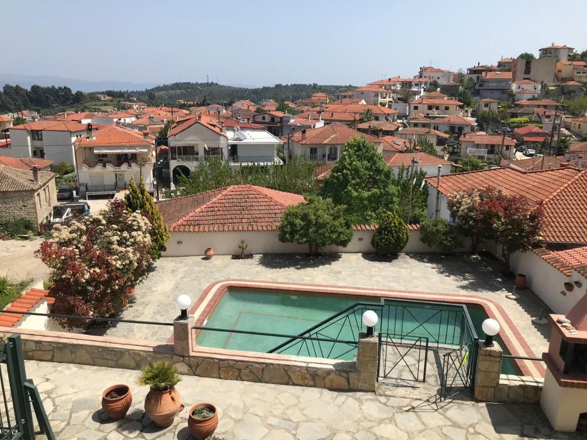 Maisonette With Sea View & Pool Vila Palioúrion Exterior foto